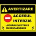 Placuta pentru lucrari electrice